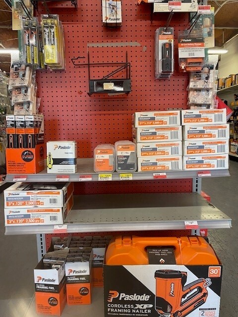 Passlode tool display.